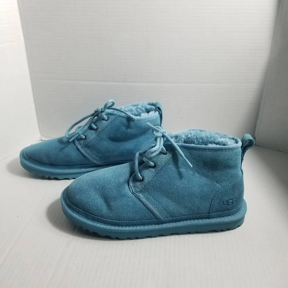 UGG MEN'S BLUE NEUMEL CHUKKA BOOTS SIZE 8